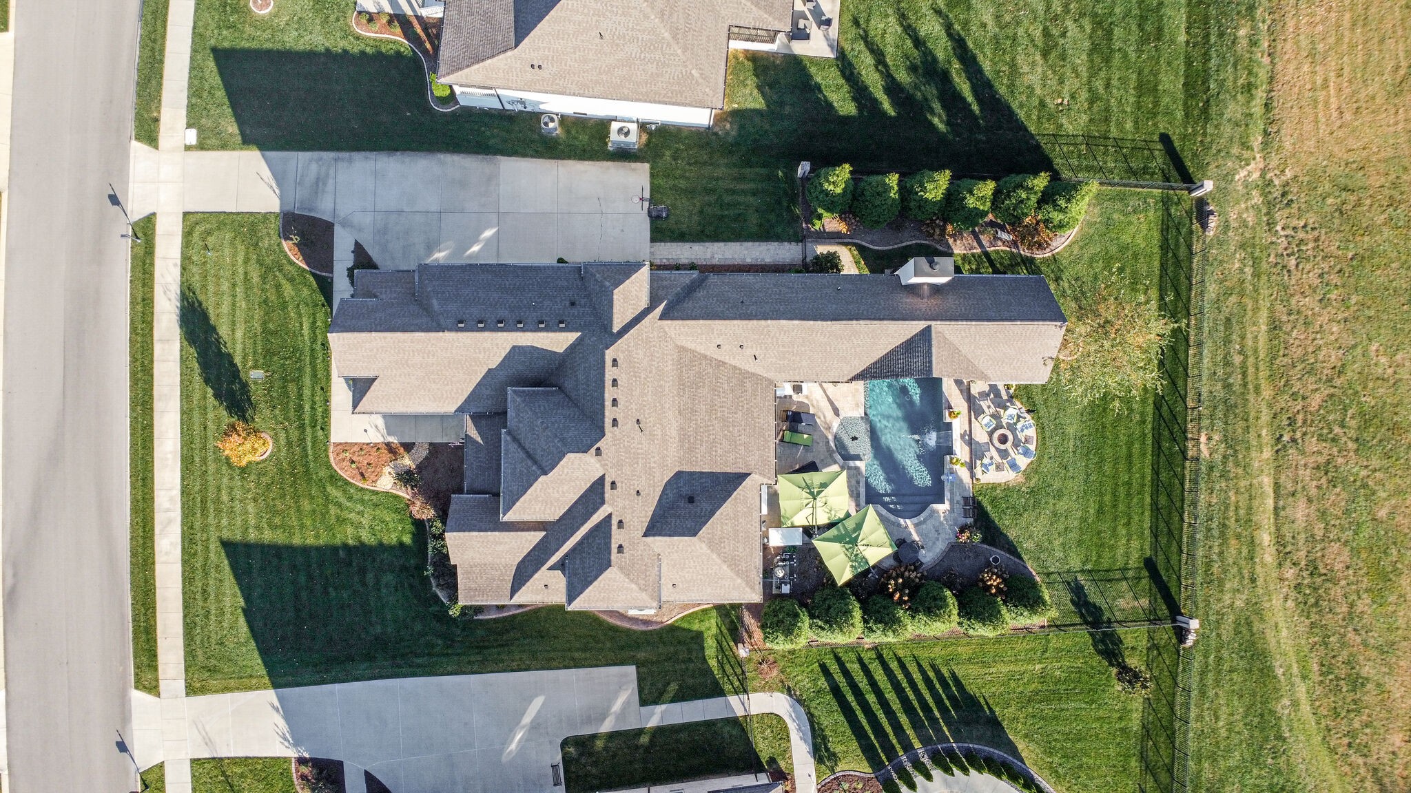 3692 Ronstadt Road Thompson's Station, TN 37179 - Photo 63 of 63 an aerial view of a house with a yard