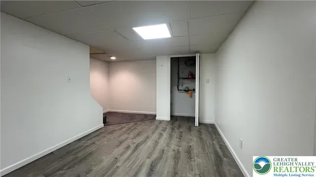 a view of closet area