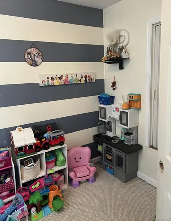 a room with toys and storage