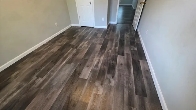 a view of wooden floor