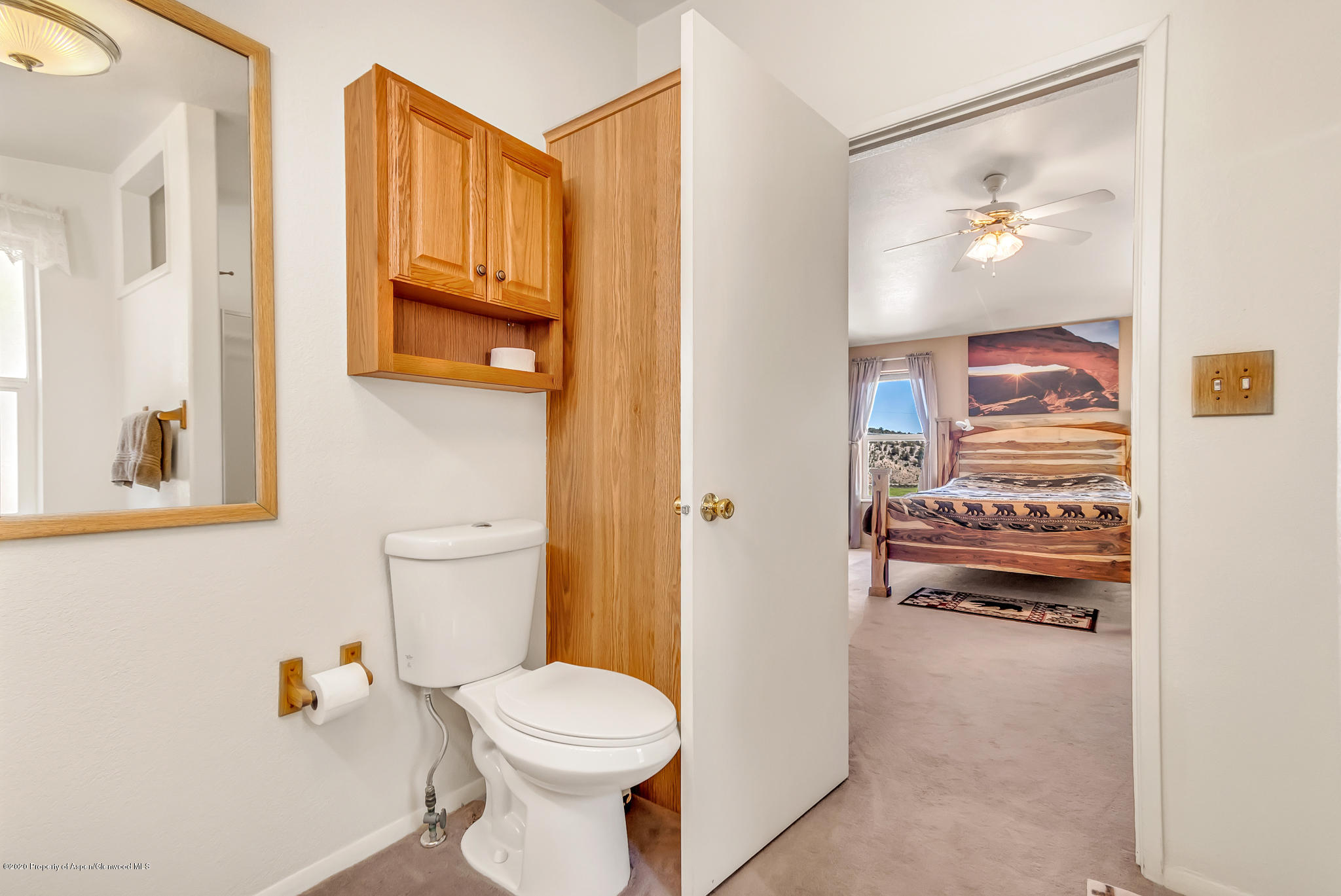 1205 County Road 252 Rifle, CO 81650 - Photo 16 of 37 a bathroom with a toilet and a shower