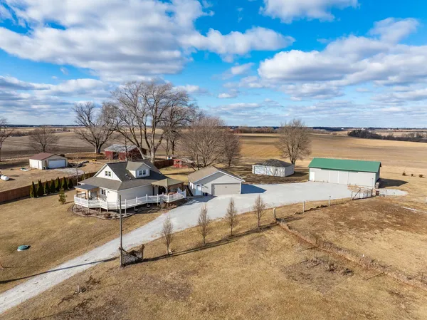 a view of a lake with a nearby beach