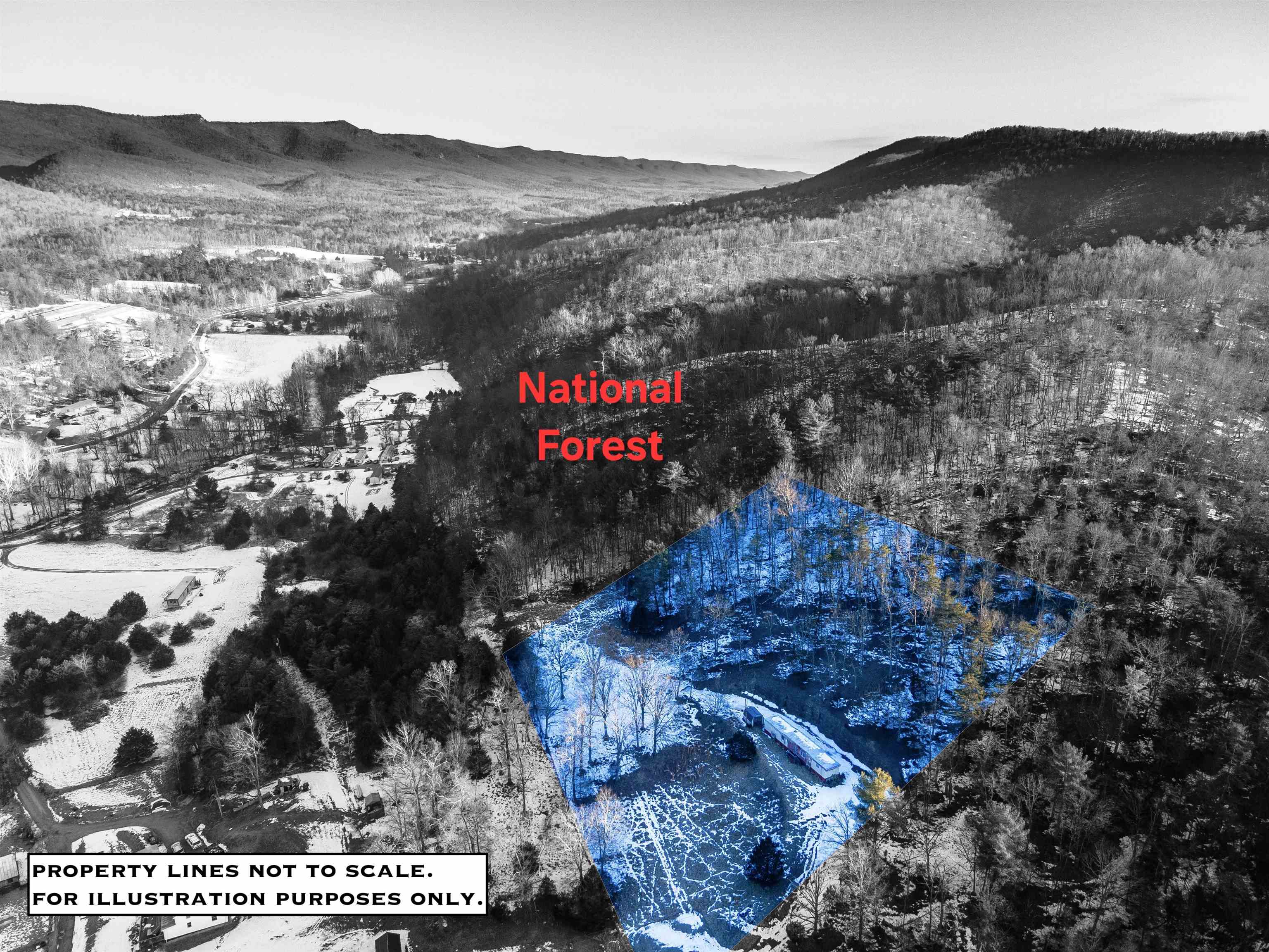 17654 Rusty Ridge Road Broadway, VA 22815 - Photo 9 of 9 a view of city and mountain