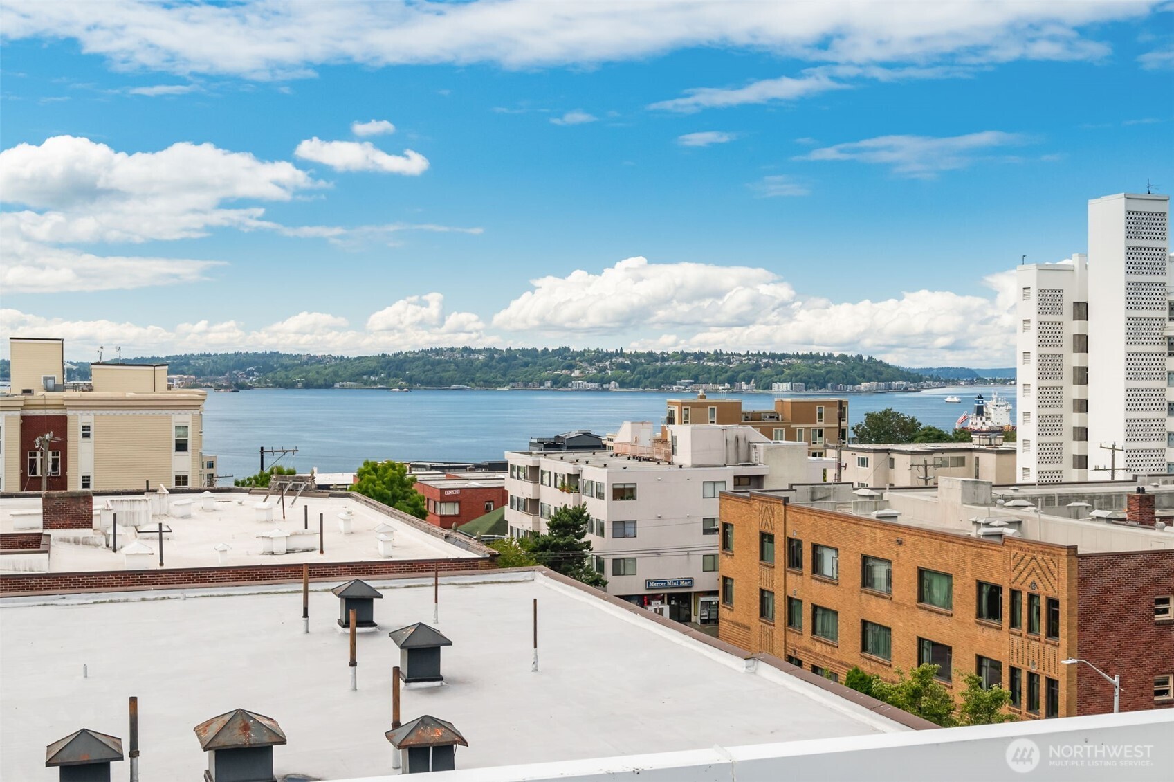 626 4th Avenue West, Unit 104 Seattle, WA 98119 - Photo 29 of 37 a view of a lake with building in front of it