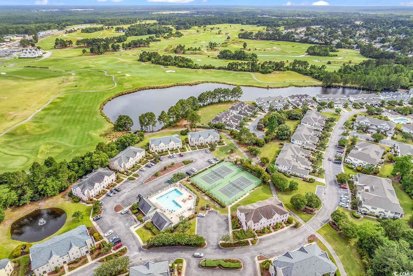 4608 Arran Court, Unit E Myrtle Beach, SC 29579 - Photo 32 of 39 Bird's eye view with a water view