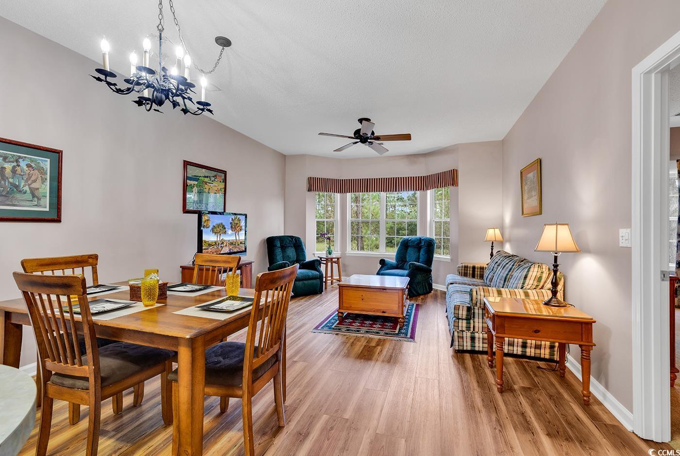 4608 Arran Court, Unit E Myrtle Beach, SC 29579 - Photo 5 of 39 Kitchen featuring light hardwood / wood-style floo