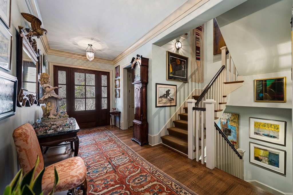 490 Red Wolf Run Franklin, NC 28734 - Photo 15 of 83 a living room with furniture and stairs