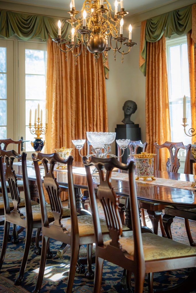 490 Red Wolf Run Franklin, NC 28734 - Photo 41 of 83 a view of a dining room with furniture window and outside view