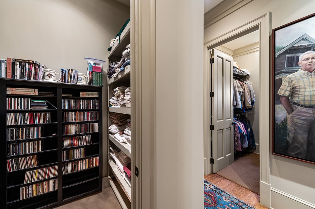 490 Red Wolf Run Franklin, NC 28734 - Photo 53 of 83 a view of walk in closet with clothes and shoes