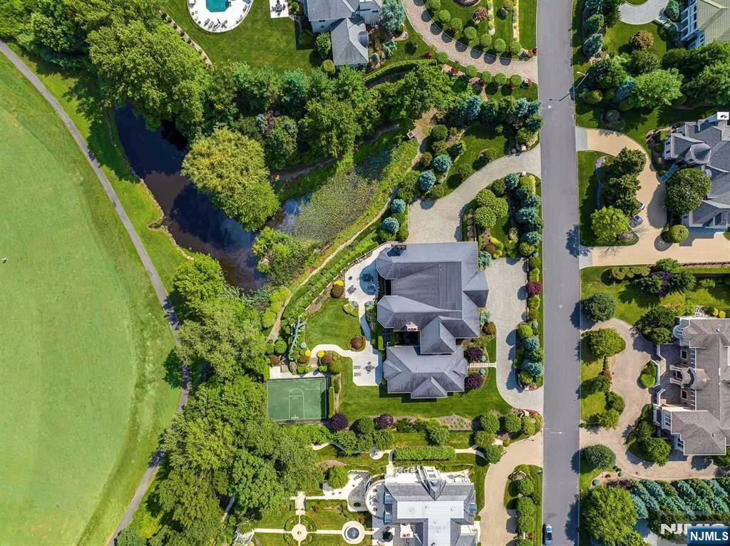 196 Vaccaro Drive Alpine, NJ 07620 - Photo 49 of 50 an aerial view of a yard