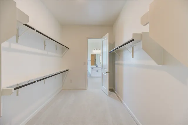 a view of hallway with stairs