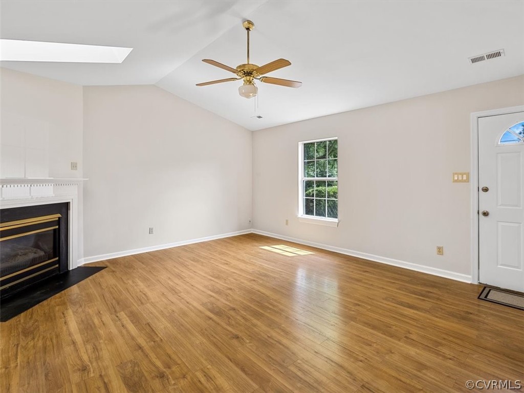 Laminate Wood Floors, View to Front Entrance