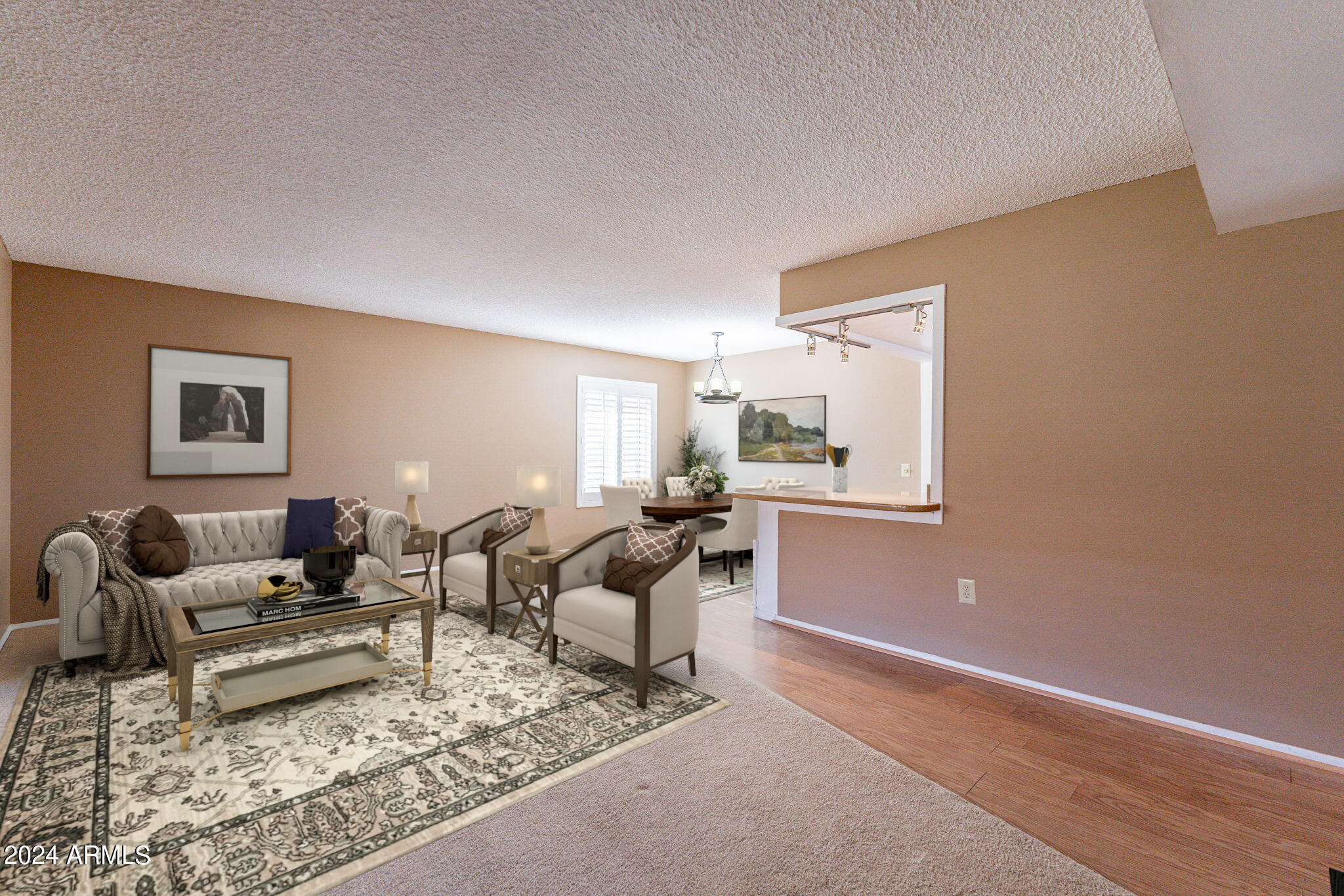 9510 West Greenway Road Sun City, AZ 85351 - Photo 10 of 46 a living room with furniture and wooden floor
