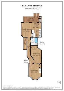 $1,098,000 | 53 Alpine Terrace, San Francisco, CA 94117