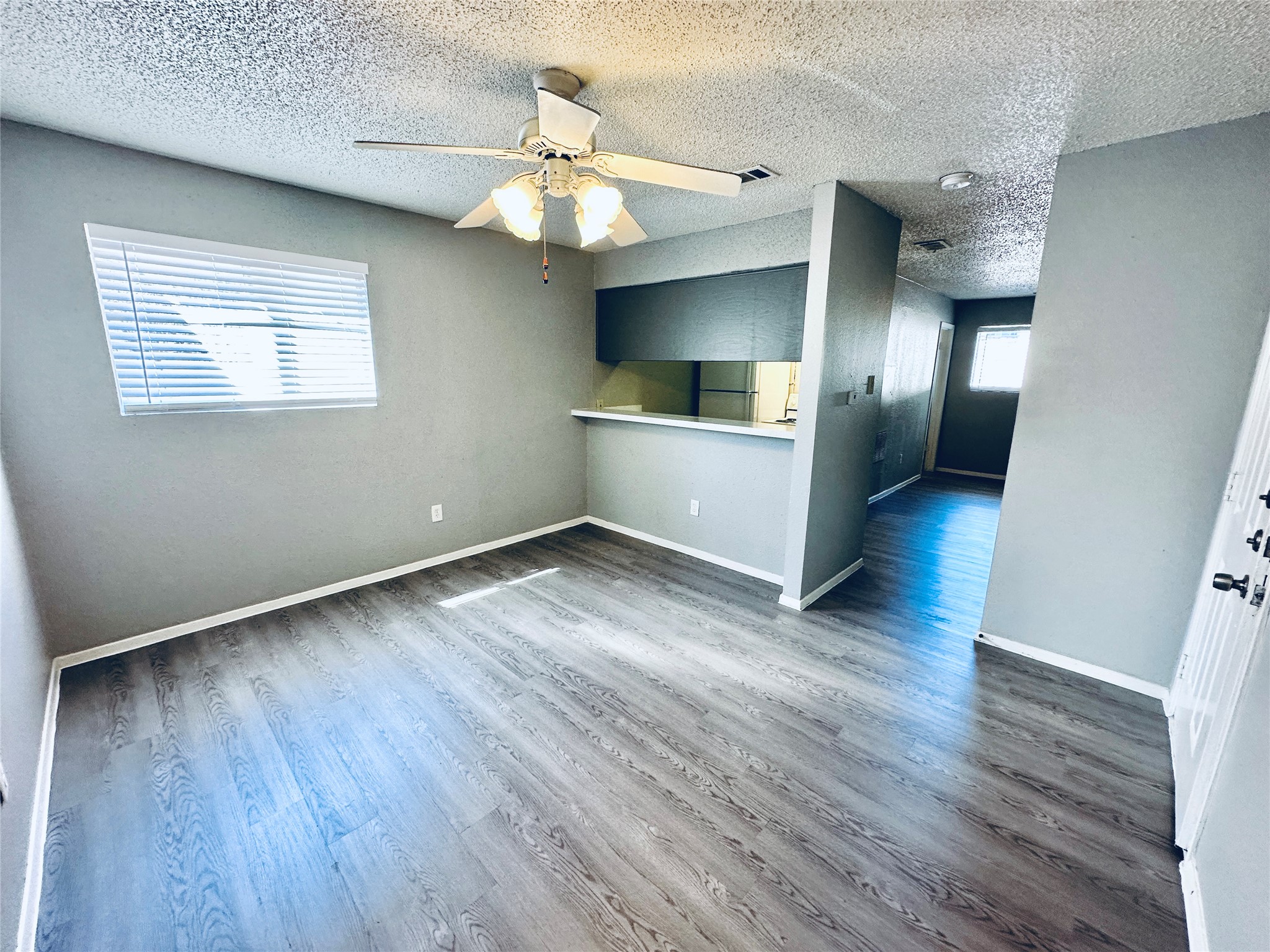 3702 South 2nd Street, Unit 103 Austin, TX 78704 - Photo 1 of 12 wooden floor in an empty room with a mirror