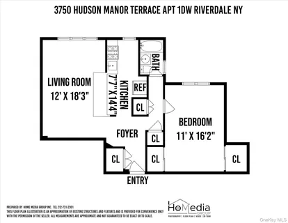 $219,999 | 3750 Hudson Manor Terrace, Unit 1DW | Riverdale