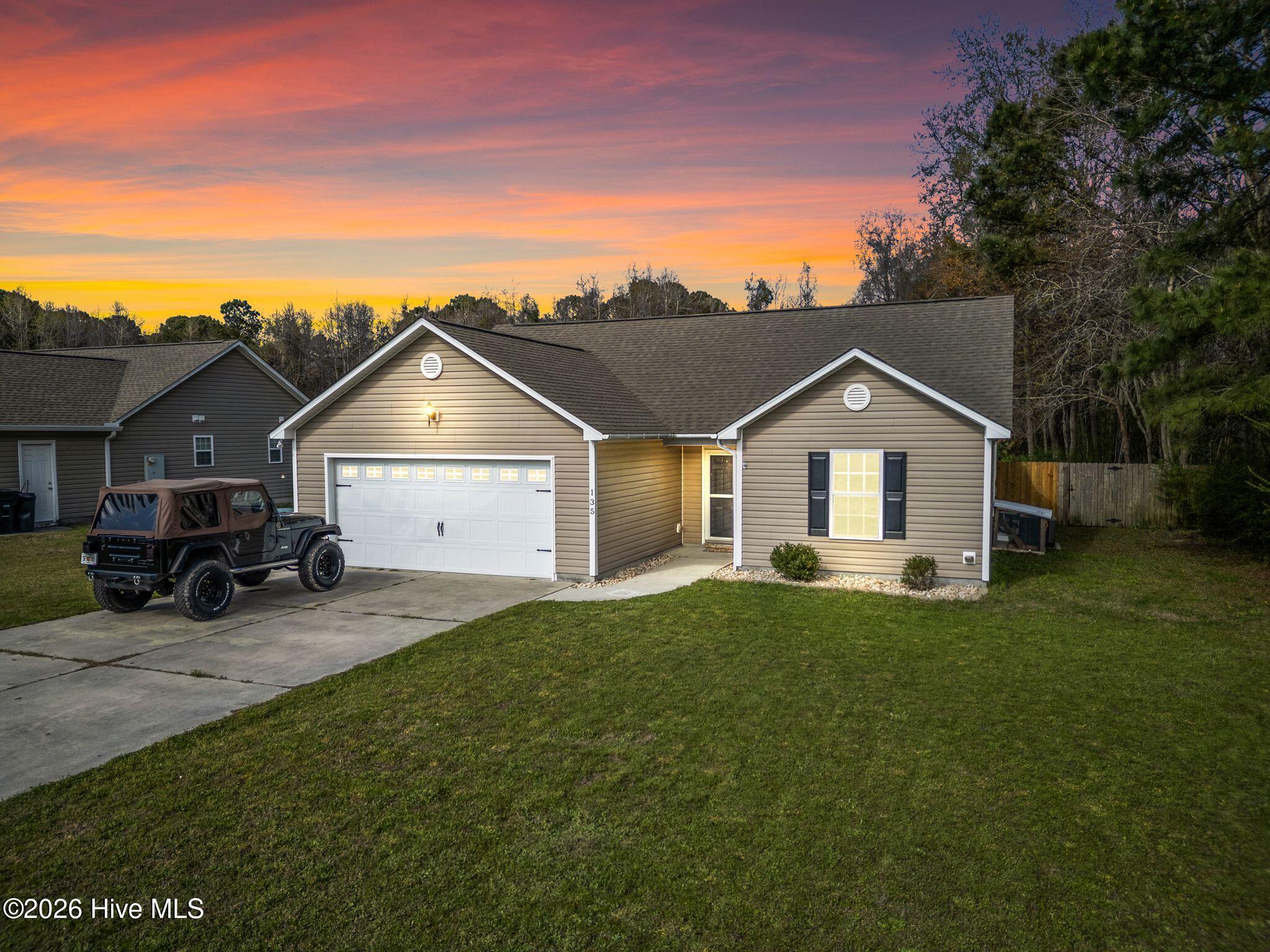 135 Chadwick Acres Road Sneads Ferry, NC 28460 - Photo 3 of 47 2_DJI_0268 (twilight)