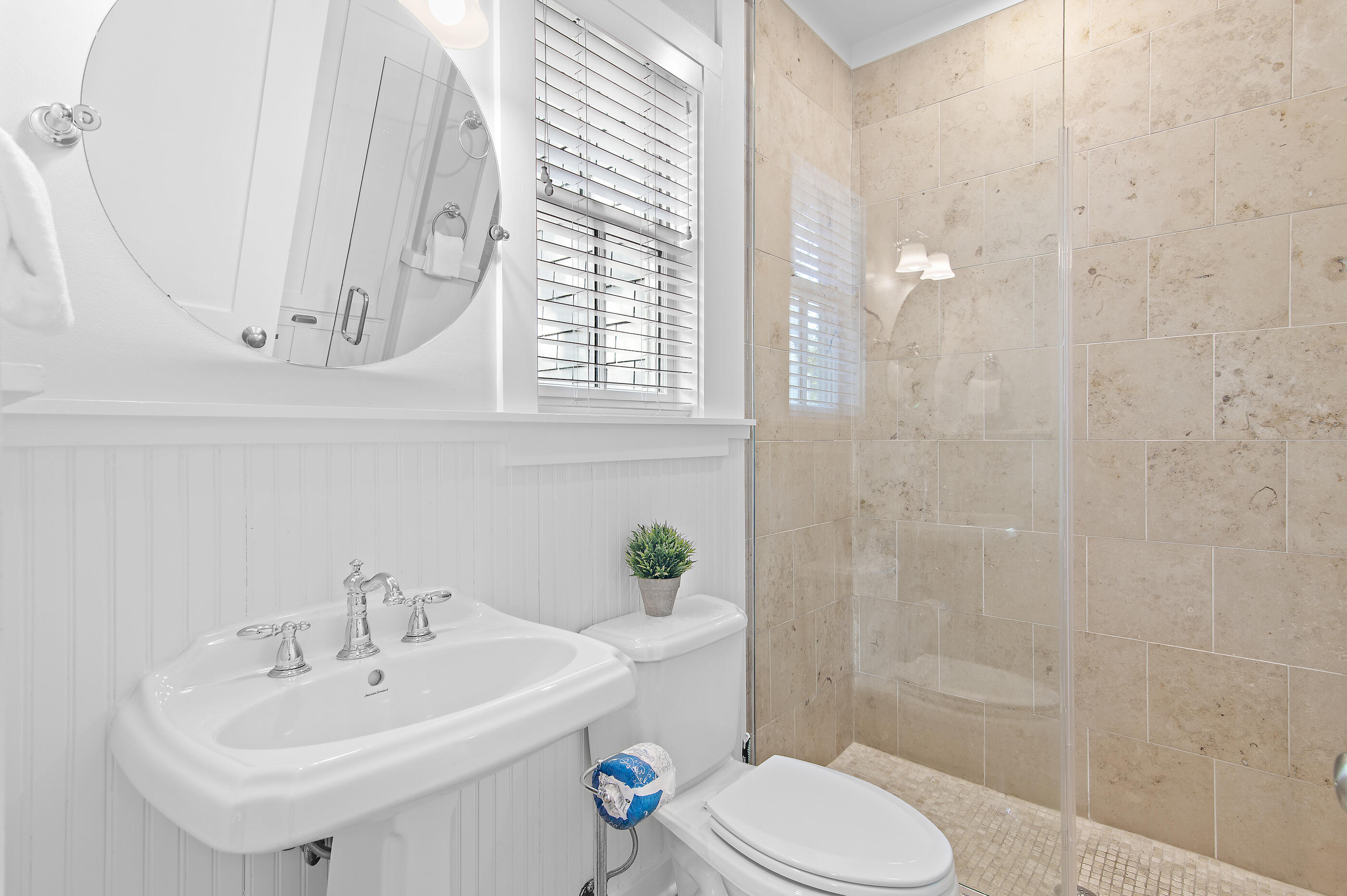 220 Salt Lane Inlet Beach, FL 32461 - Photo 21 of 39 a bathroom with a sink a toilet and shower
