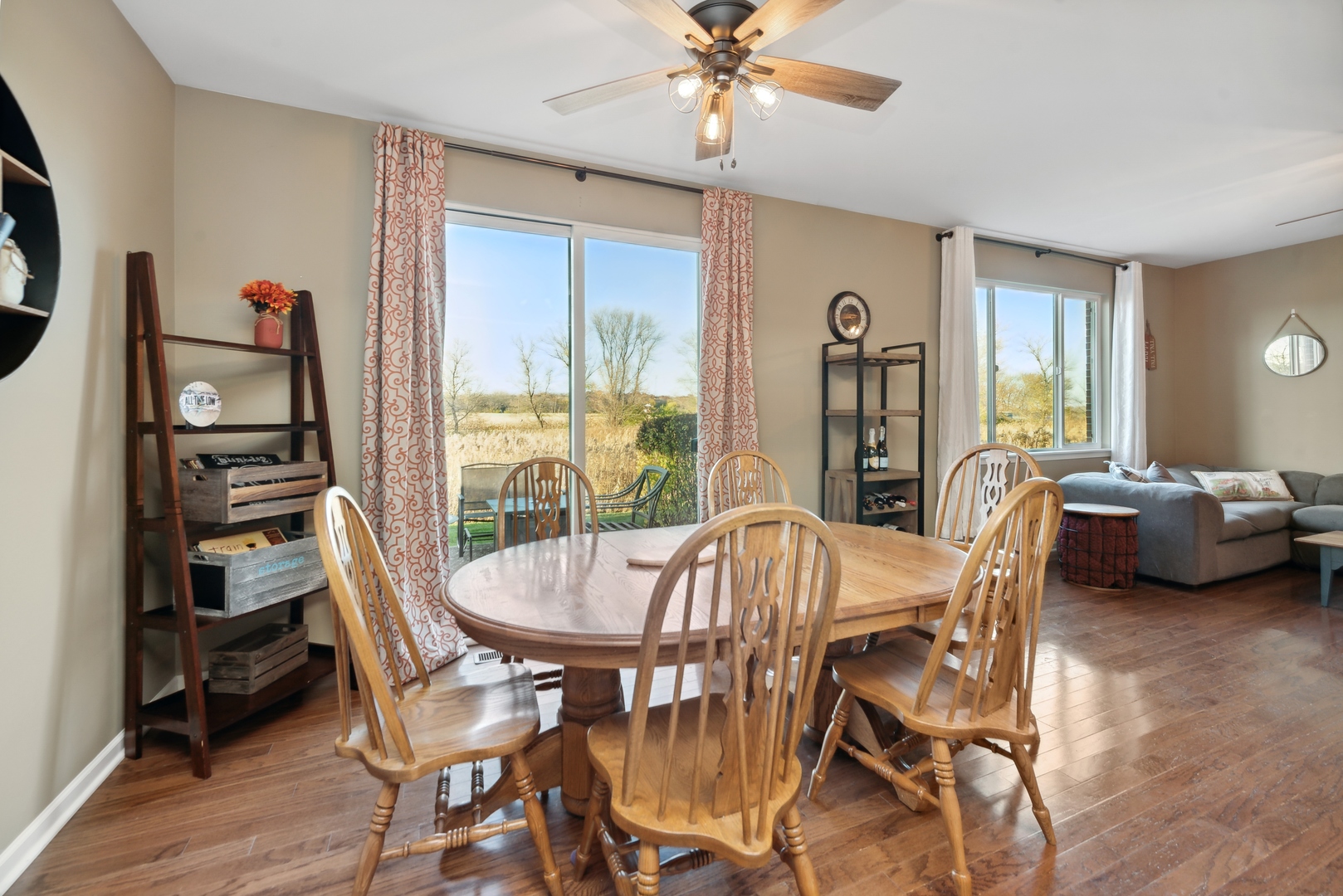 1355 Draper Road McHenry, IL 60050 - Photo 6 of 18 a view of a dining room with furniture window and outside view