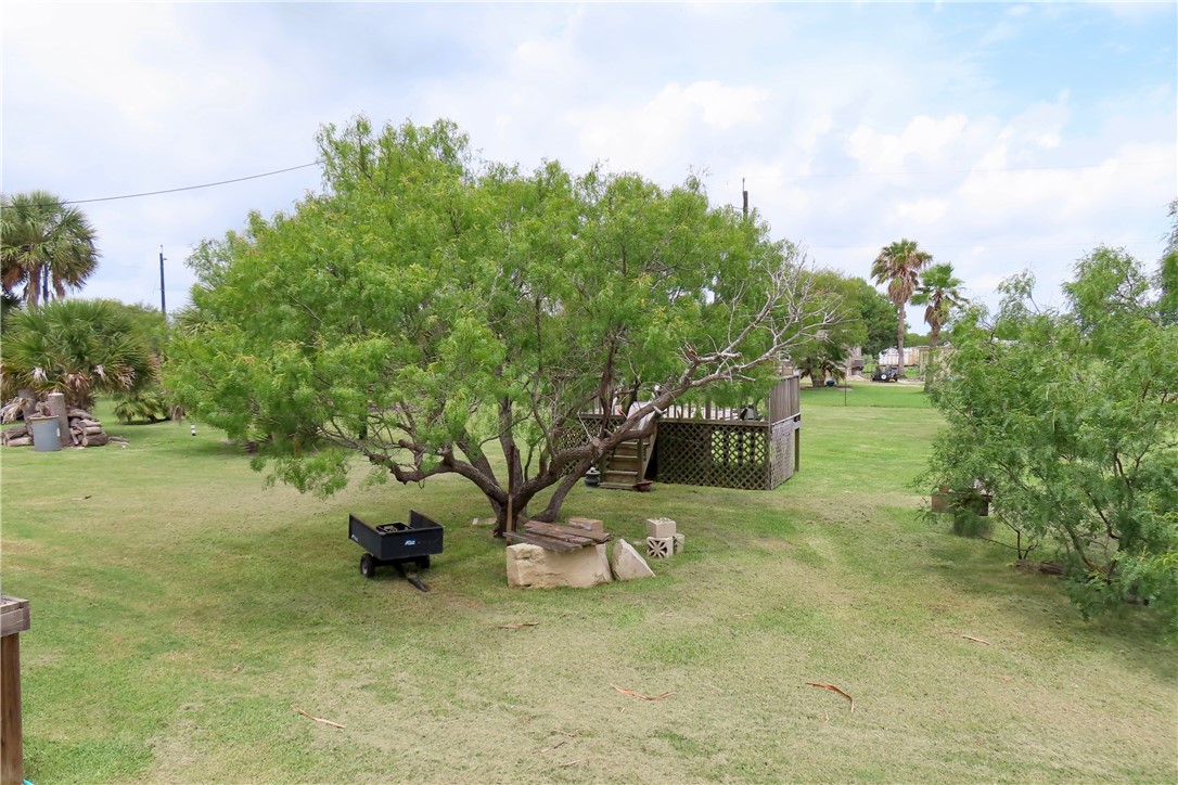 118 Salt Lake Road Rockport, TX 78382 - Photo 18 of 34 a view of a big yard with plants and trees