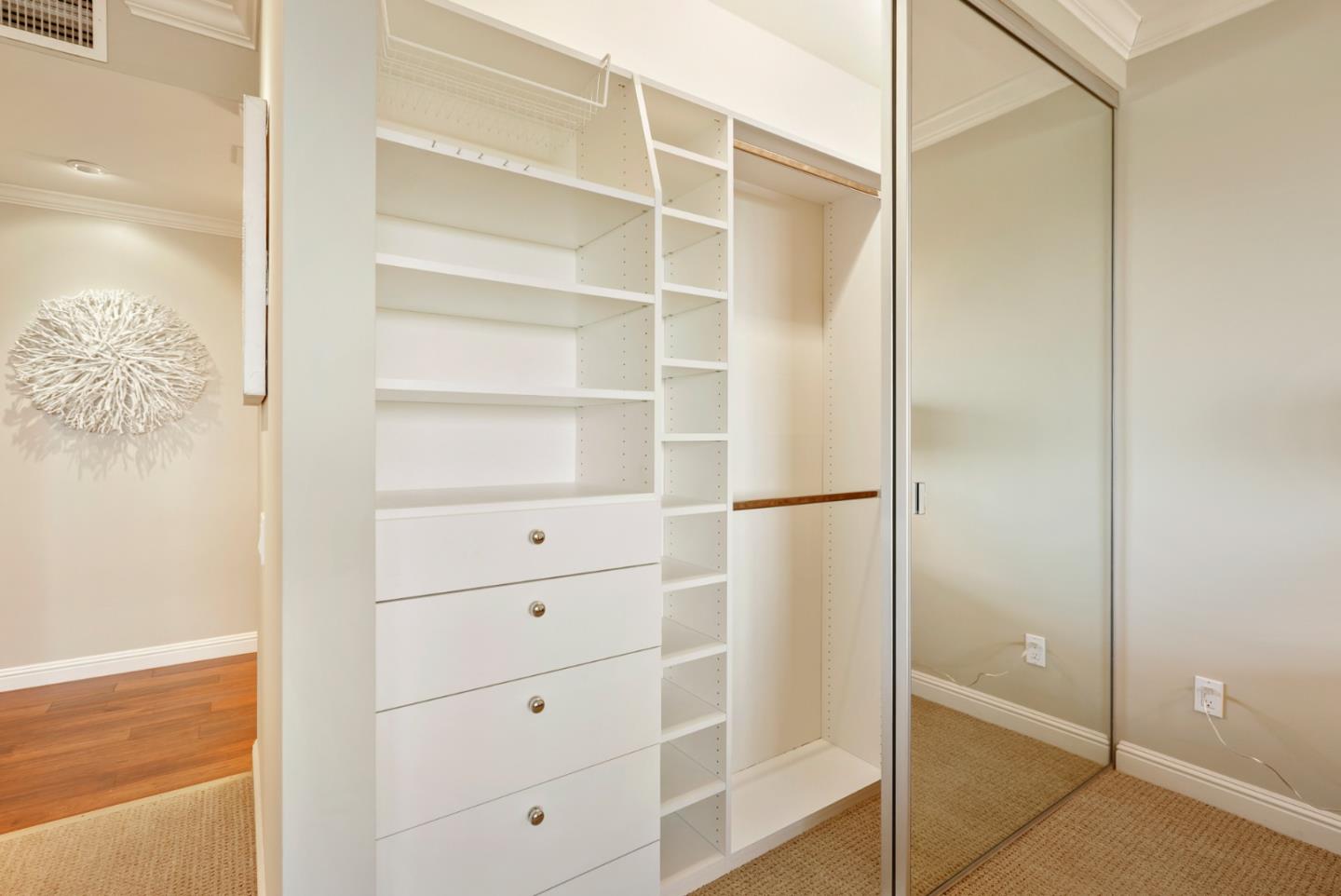 50 Mounds Road, Unit 205 San Mateo, CA 94402 - Photo 16 of 28 a view of walk in closet with empty racks