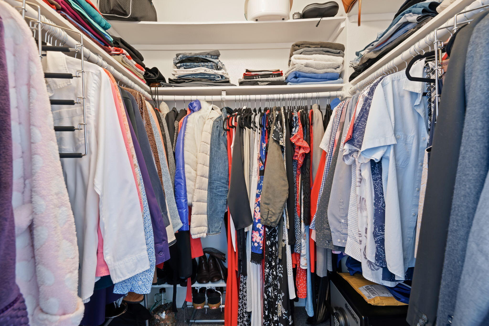 222 Ute Lane Ventura, CA 93001 - Photo 16 of 29 a view of walk in closet with clothes and shoes