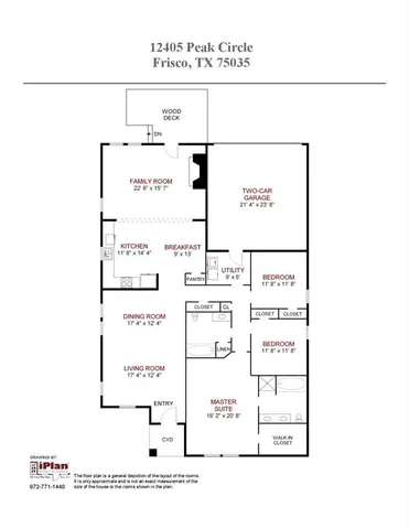$2,350 | 12405 Peak Circle, Frisco, TX 75035