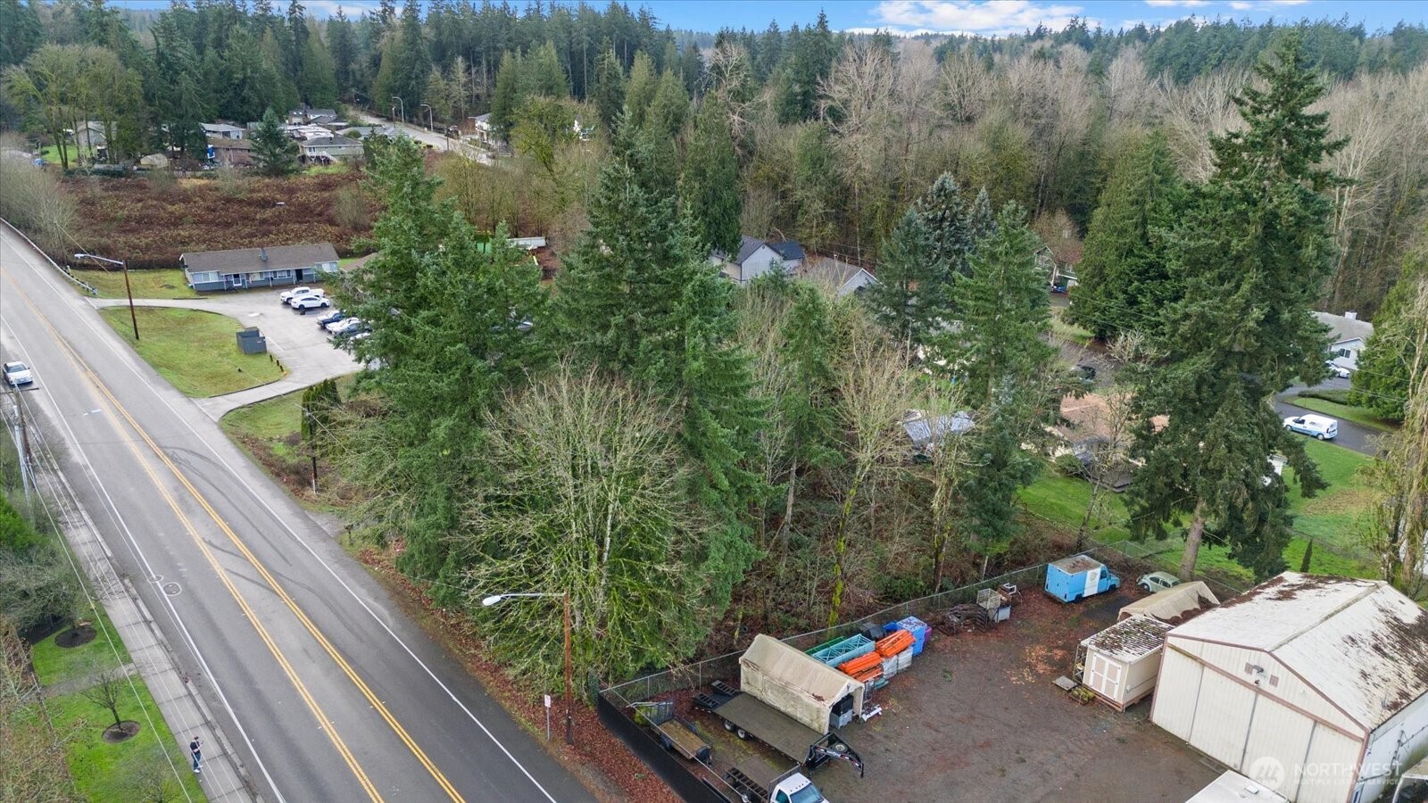 32227 Military Road South Federal Way, WA 98001 - Photo 12 of 13 a view of yard from deck with patio