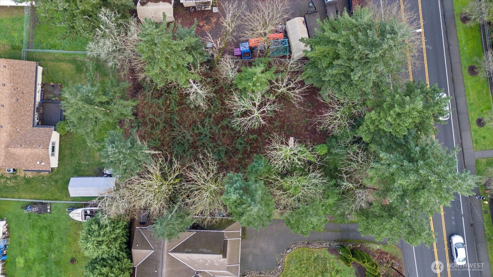 32227 Military Road South Federal Way, WA 98001 - Photo 3 of 13 an aerial view of residential house with outdoor space and trees all around