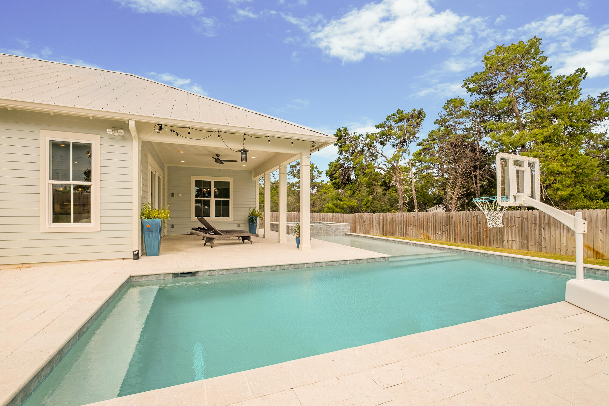 126 Crescent Road Santa Rosa Beach, FL 32459 - Photo 36 of 46 a view of a house with swimming pool and sitting area