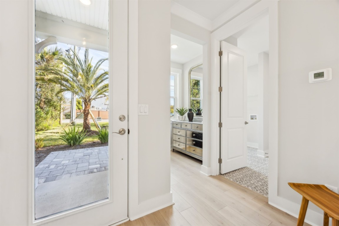 649 South 7th Street Fernandina Beach, FL 32034 - Photo 4 of 35 a view of entryway with wooden floor