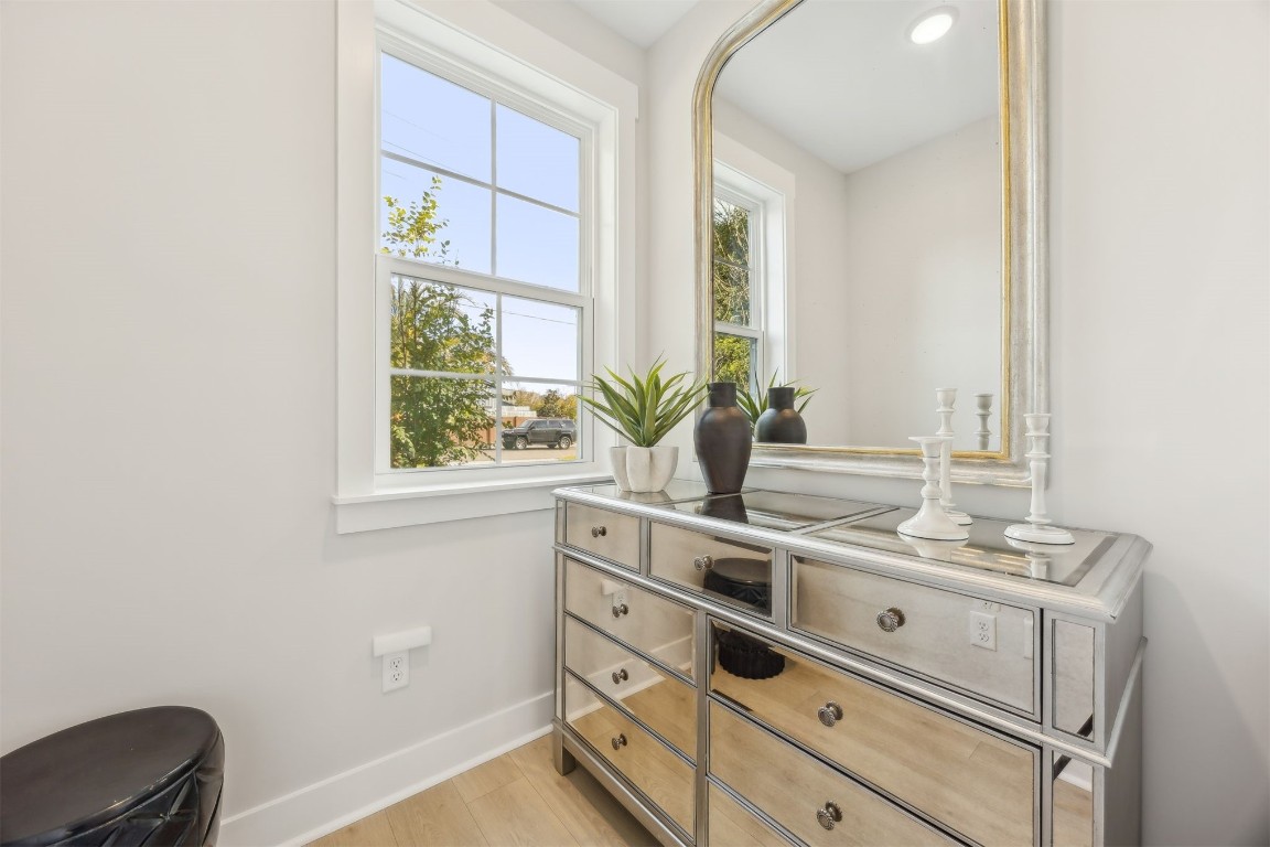 649 South 7th Street Fernandina Beach, FL 32034 - Photo 5 of 35 a kitchen with a stove cabinets and a window