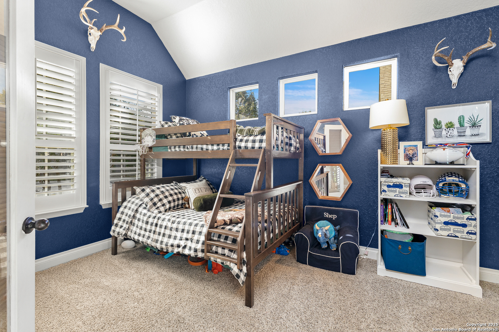 28938 Fairs Gate Fair Oaks Ranch, TX 78015 - Photo 16 of 41 a bedroom with bed and a large window