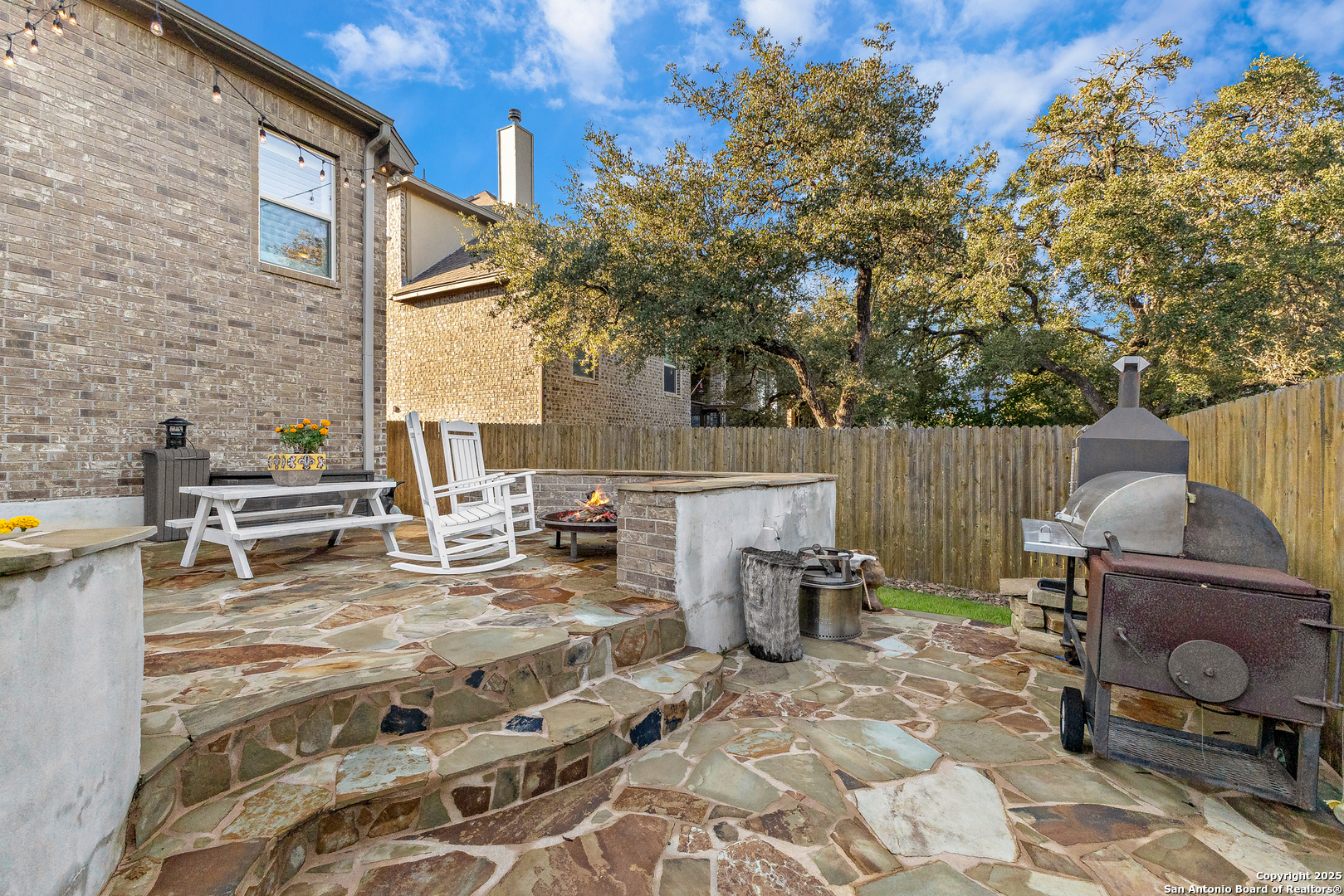 28938 Fairs Gate Fair Oaks Ranch, TX 78015 - Photo 35 of 41 a view of backyard with sitting area