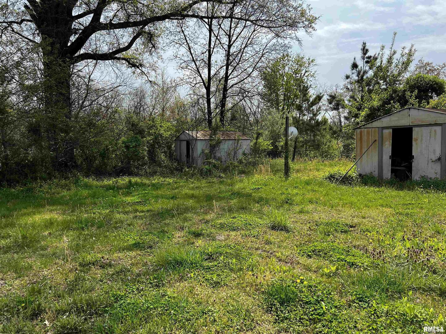 6846 East 1st Street Logan, IL 62856 - Photo 5 of 16 a backyard of a house with lots of green space