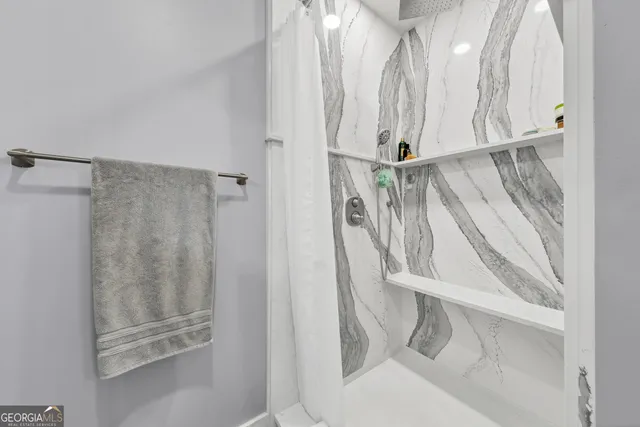 a room with storage and utility