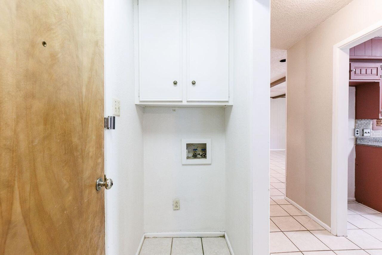 3409 84th Street Lubbock, TX 79423 - Photo 11 of 25 a close view of a utility room with closet