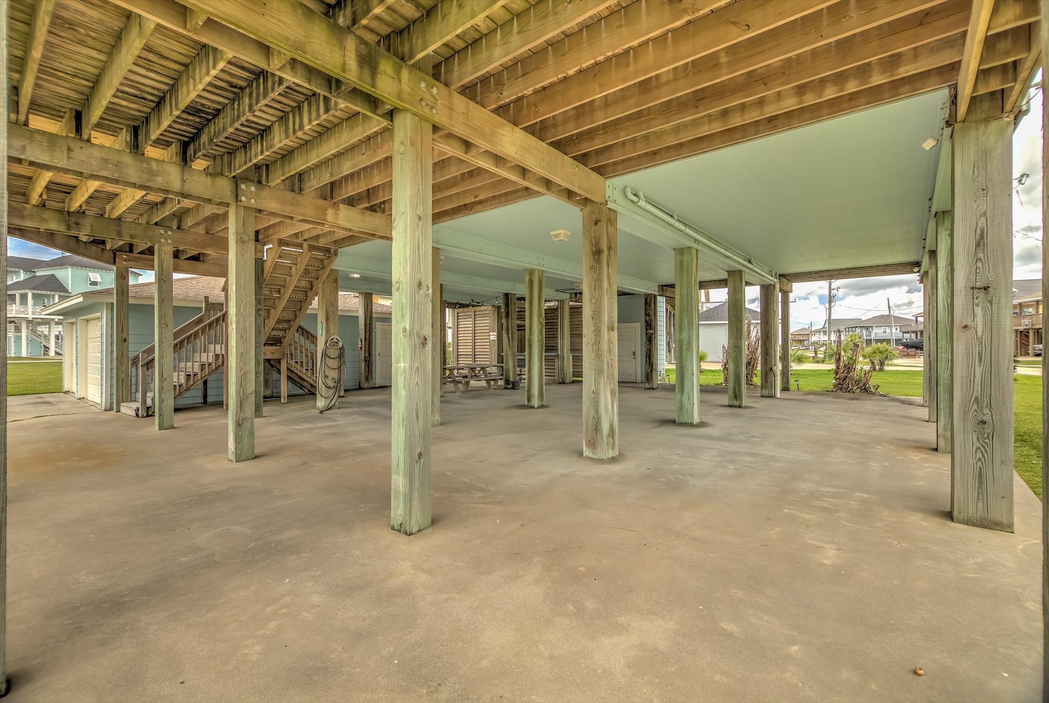 2619 Tide Road Crystal Beach, TX 77650 - Photo 35 of 50 Lots of space under the home