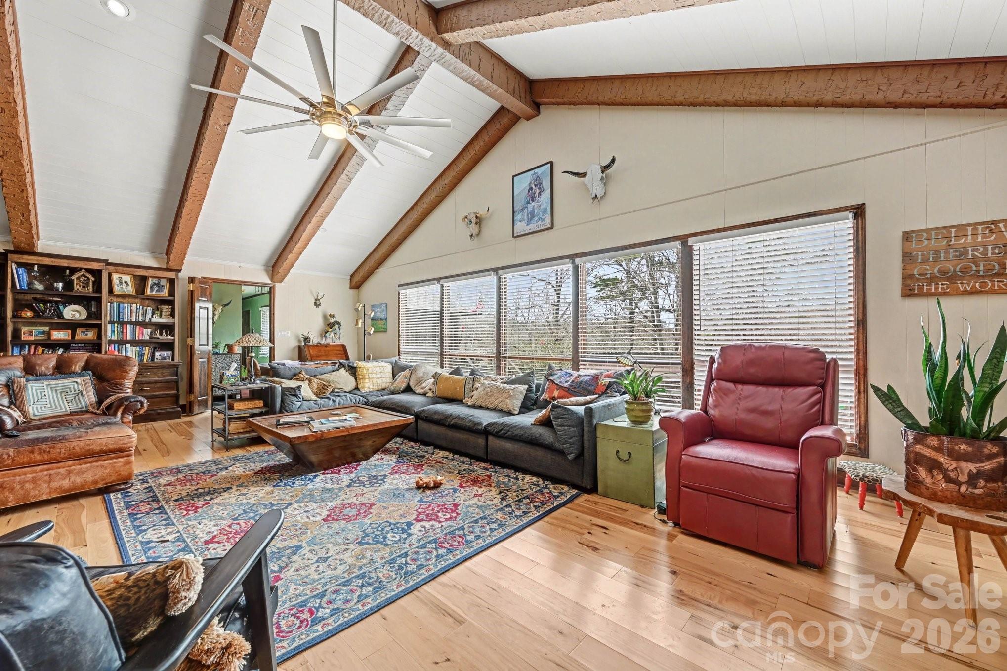 2915 Old Stage Road Gastonia, NC 28052 - Photo 3 of 42 a living room with furniture fireplace and a large window