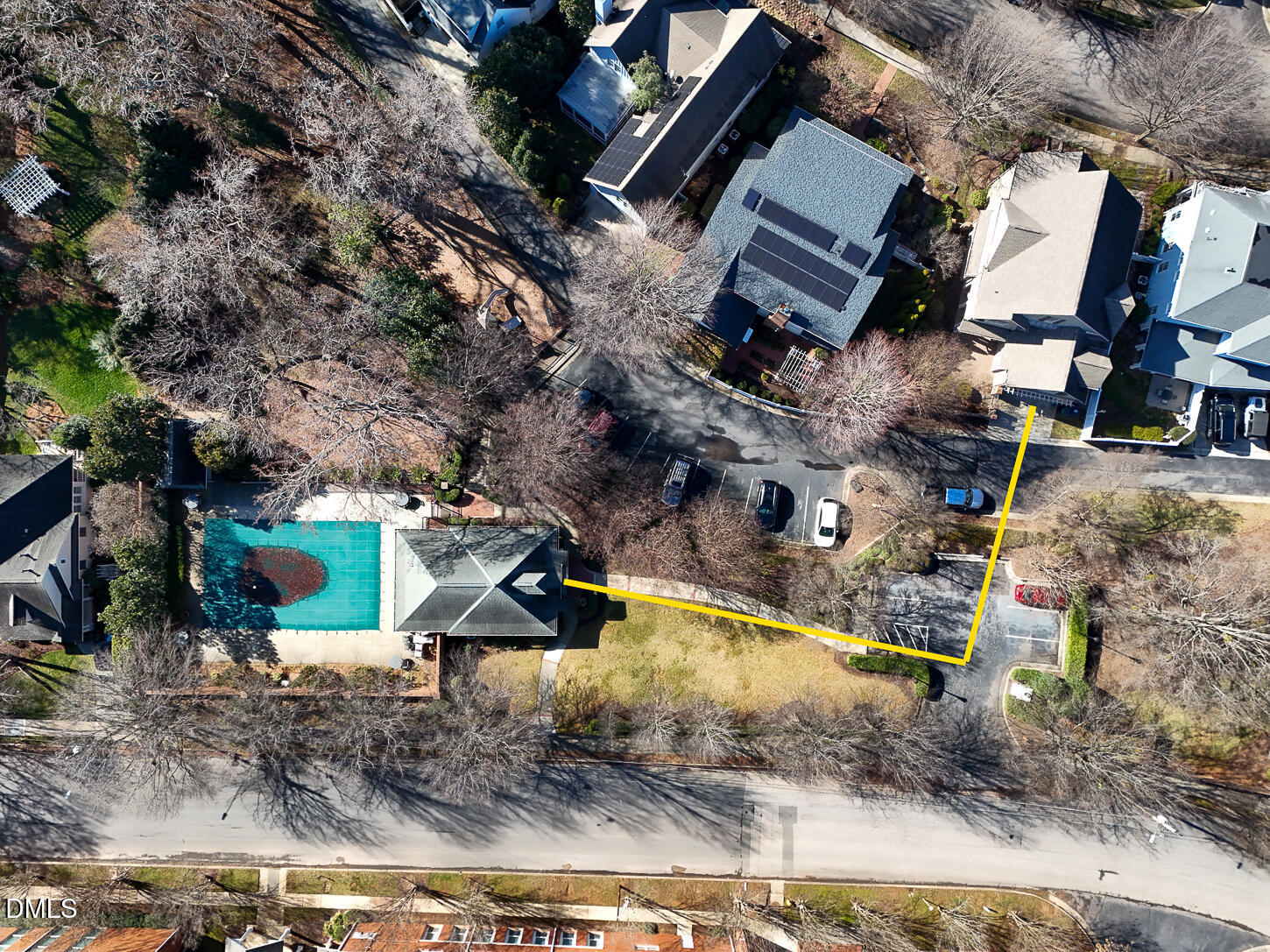 514 Wayne Drive Raleigh, NC 27608 - Photo 45 of 53 a view of a backyard with swimming pool
