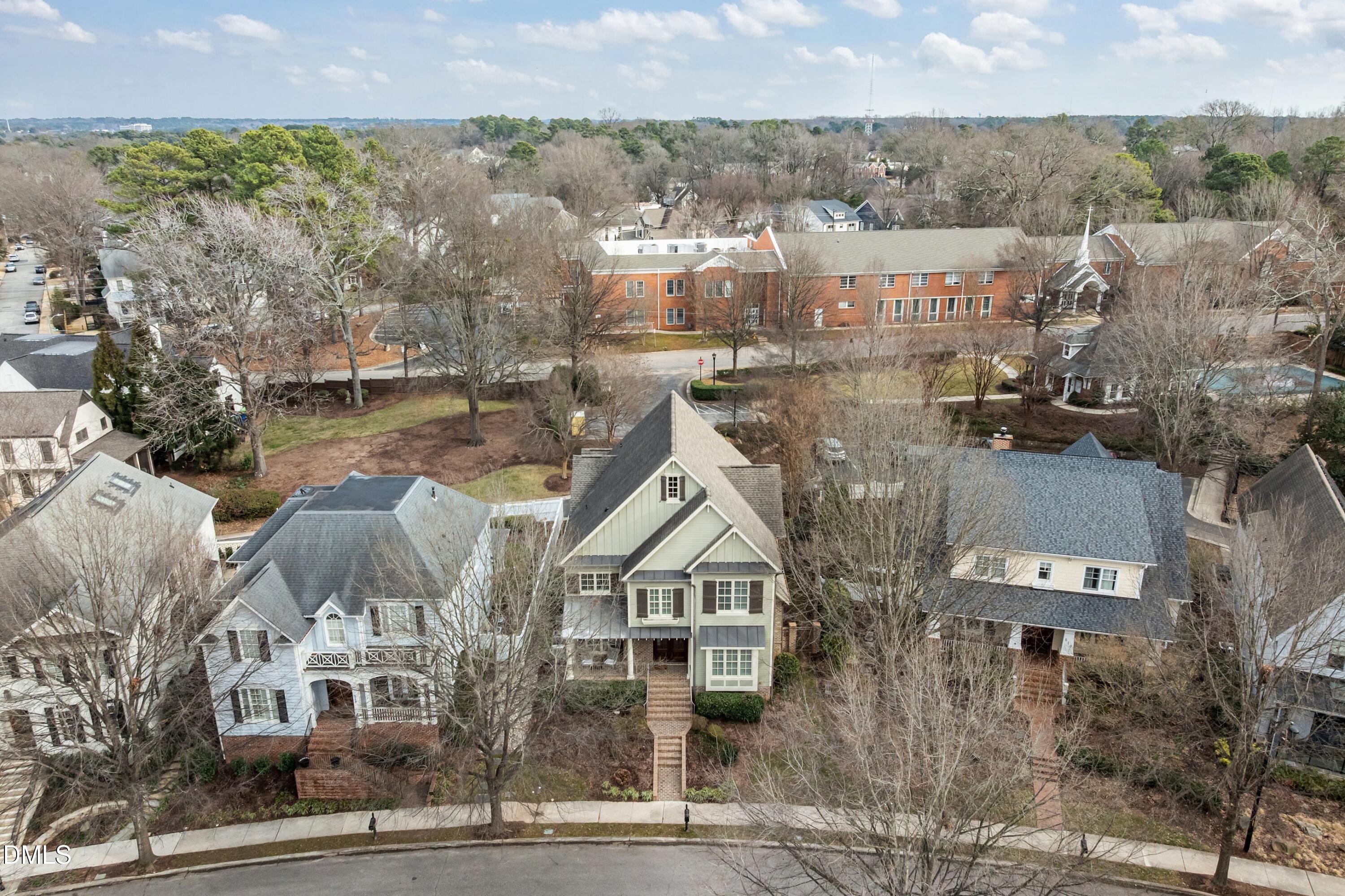 514 Wayne Drive Raleigh, NC 27608 - Photo 51 of 53 a view of a town with big house and large trees