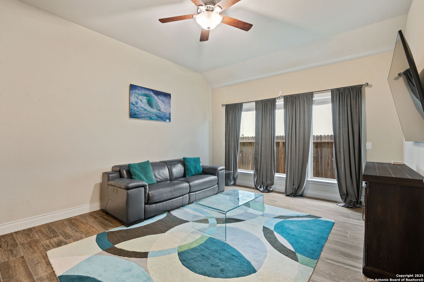 7938 Cibolo Boerne, TX 78015 - Photo 18 of 37 a living room with furniture and a large window