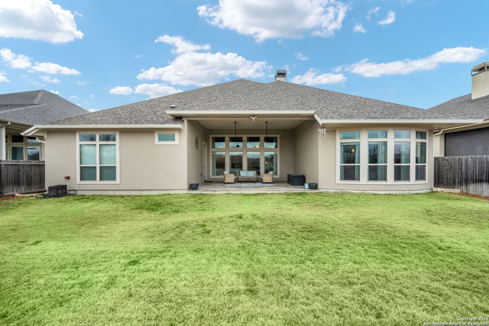7938 Cibolo Boerne, TX 78015 - Photo 30 of 37 a front view of a house with a garden