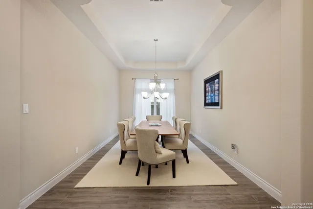 a workspace with furniture and window