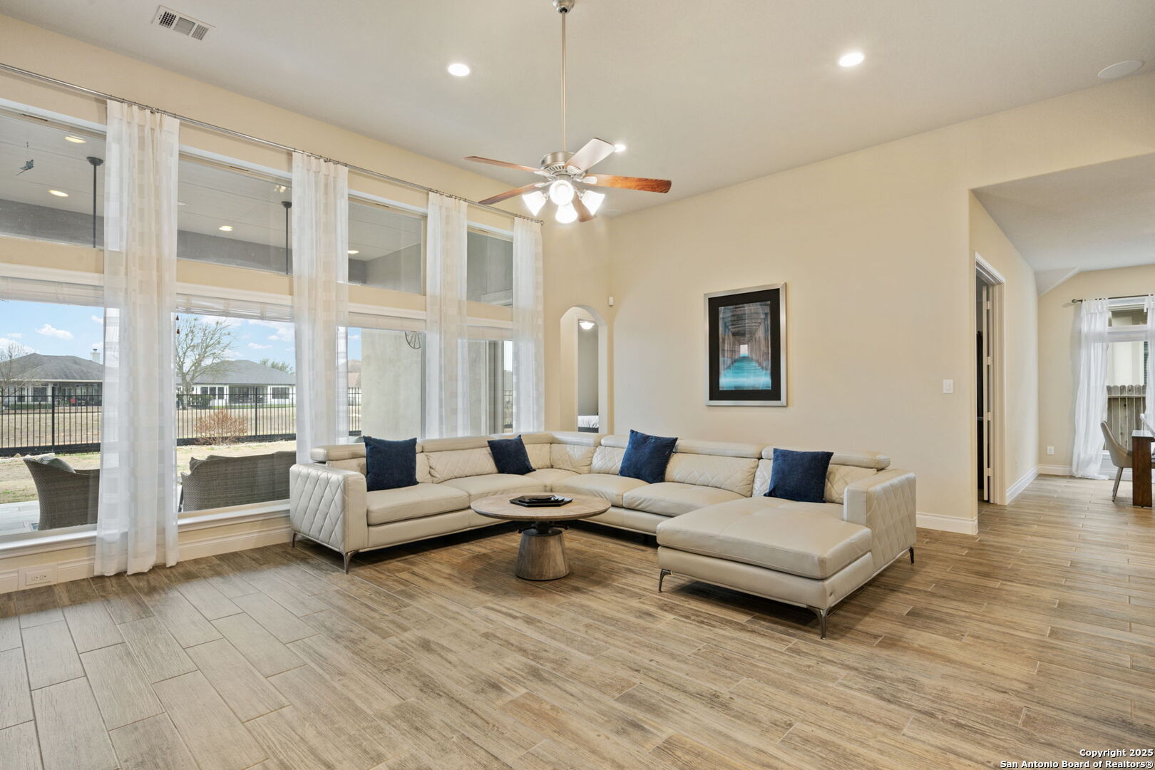 7938 Cibolo Boerne, TX 78015 - Photo 8 of 37 a living room with furniture and a large window