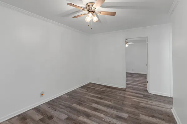 wooden floor in an empty room