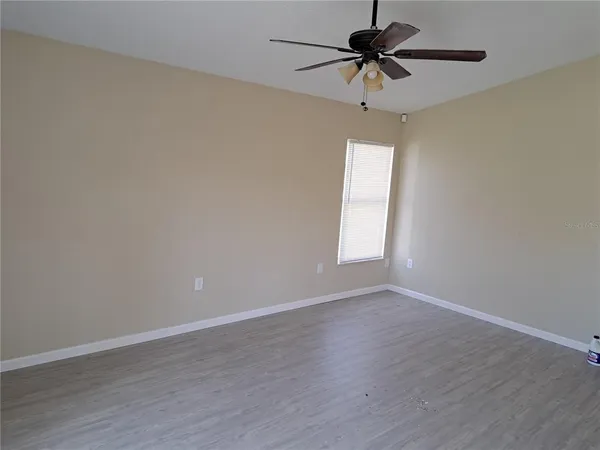 a window in an empty room