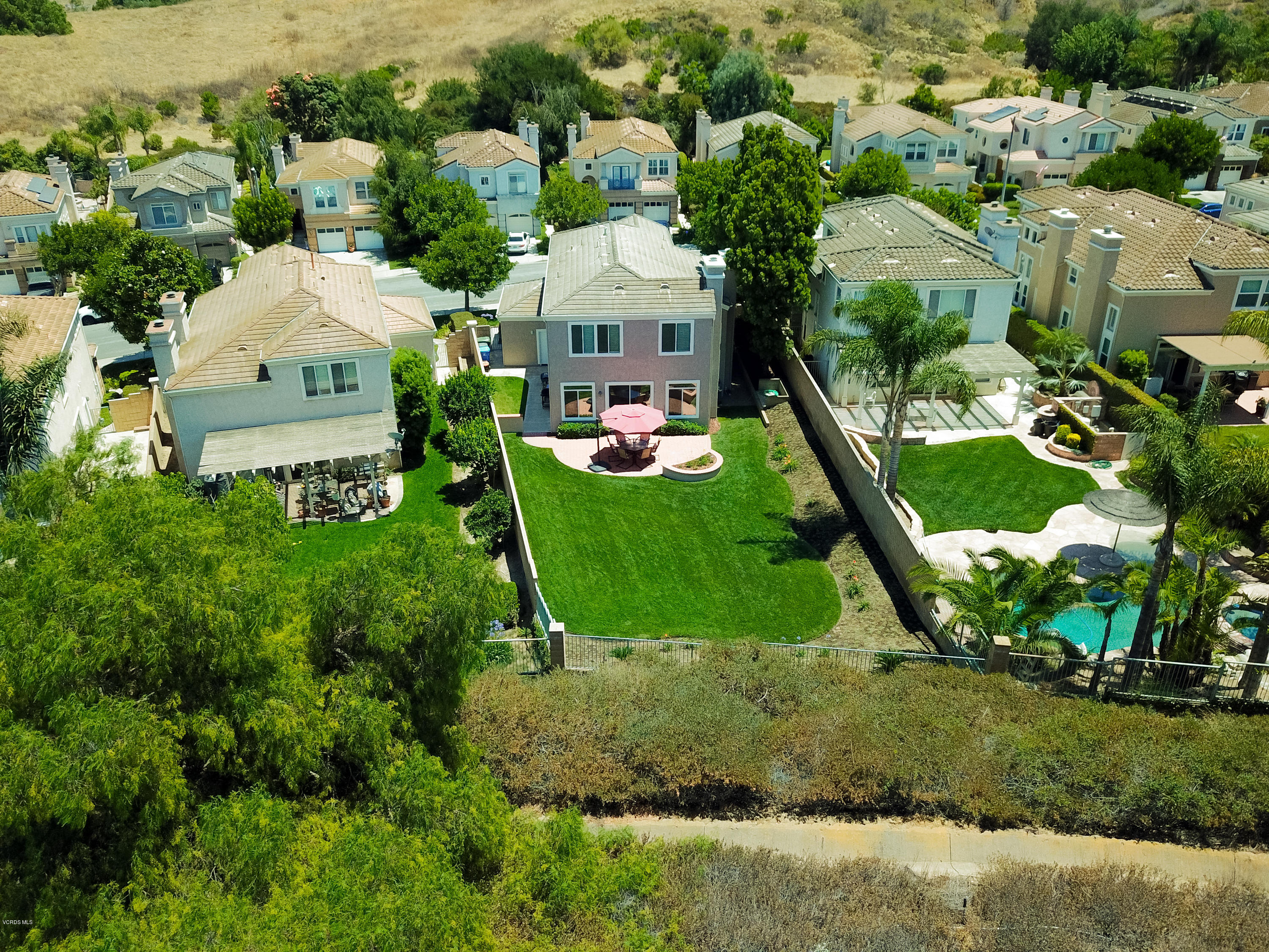 3931 Sunsetridge Road Moorpark, CA 93021 - Photo 28 of 36 an aerial view of a house