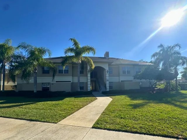 a view of a back yard of the house