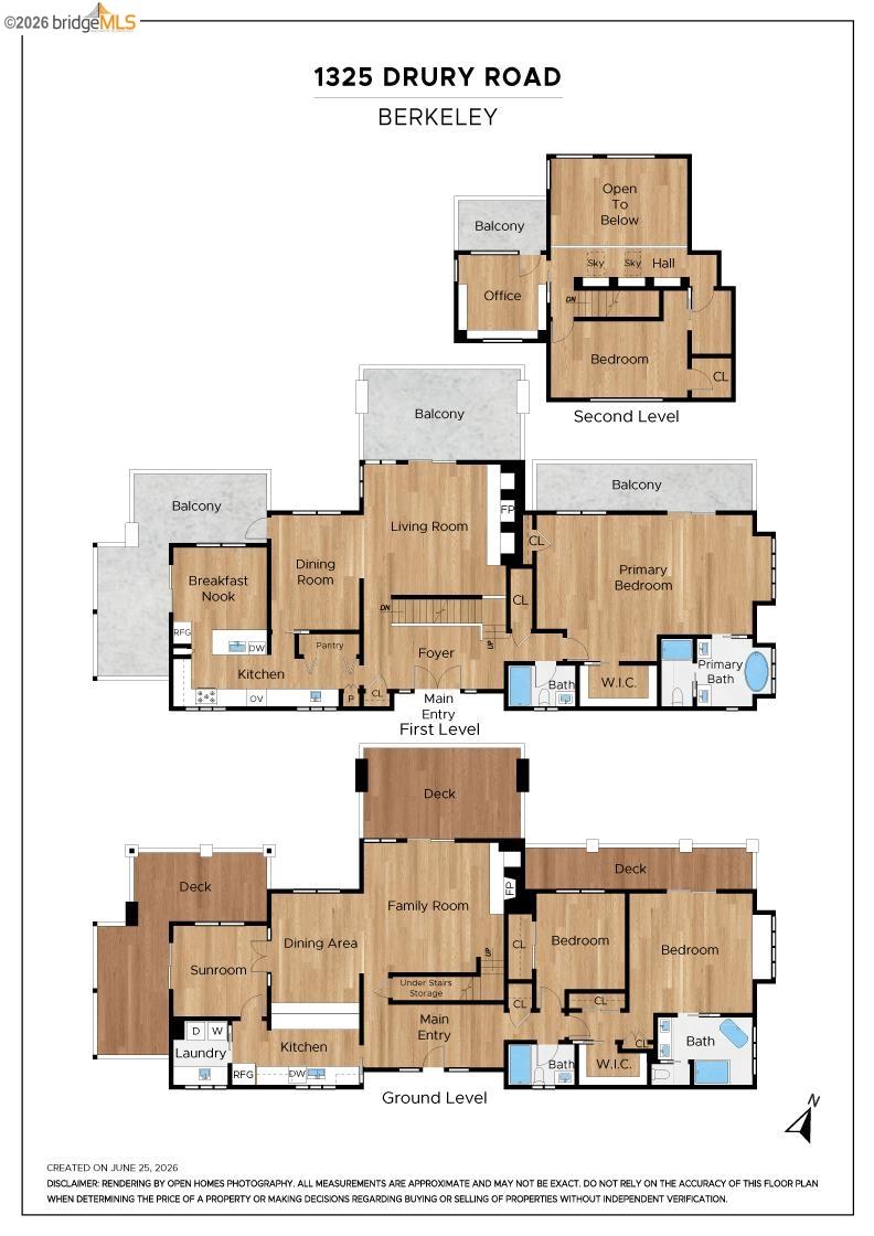 1325 Drury Road Berkeley, CA 94705 - Photo 71 of 71 Floor plan
